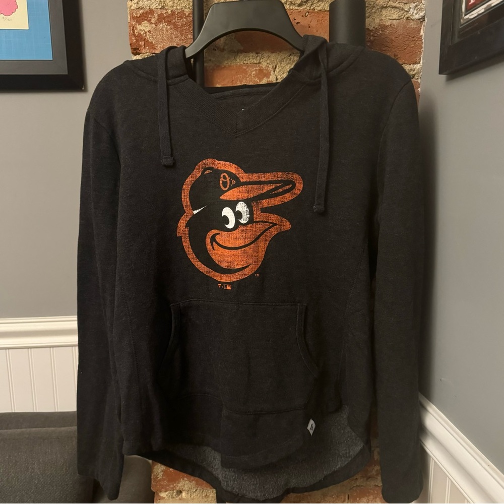 Baltimore Orioles Fanatics MLB Women’s Hooded Sweatshirt Size Small